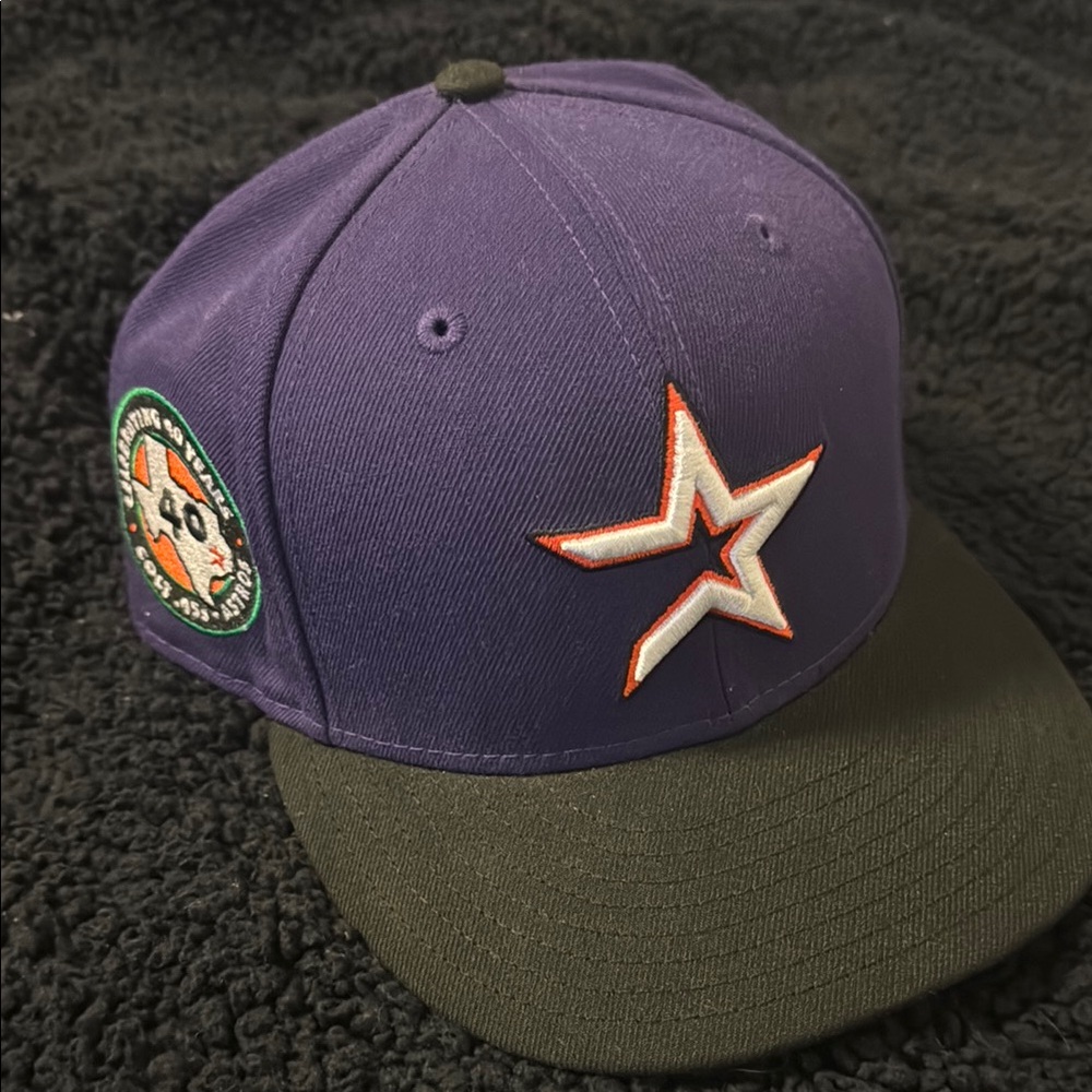 Houston Astros Retro Logo Fitted Hat